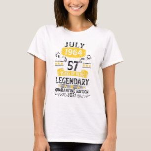 Geboren im Juli 1964 57 Jahre alt Geburtstag Limit T-Shirt