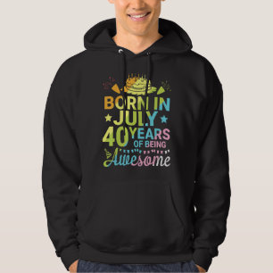 Geboren im Juli 1982 glücklich Geburtstag 40 Jahre Hoodie
