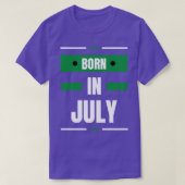 Geboren im Juli T-Shirt (Design vorne)
