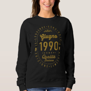 Geboren im Juni 1990 32. Geburtstag 32 Jahre Sweatshirt