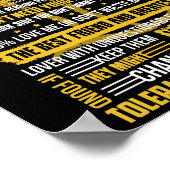 Geboren im Juni Fakten Poster (Ecke)