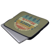 geboren im März 1998 Vintager Geburtstag Laptopschutzhülle (Vorne Knopf)