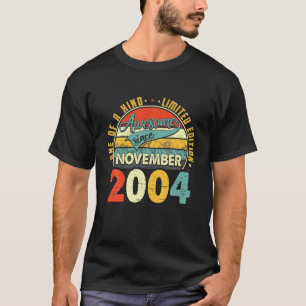 Geboren im November 2004 17. Geburtstagsgeschenk R T-Shirt