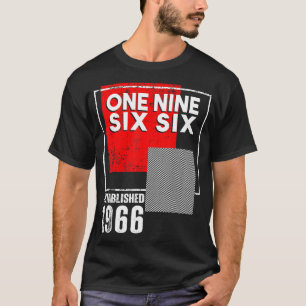 Geboren im oder Vintag 1966 für Männer Frauen T-Shirt