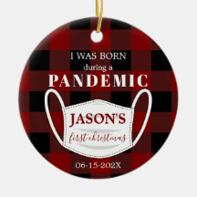 Geboren im Pandemic FIrst Christmas Baby Foto