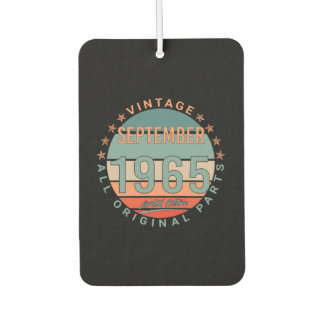 Geboren im September 1965 Vintag Autolufterfrischer