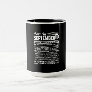 Geboren im September: Jungfrau-Geburtstagsgeschenk Tasse