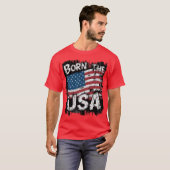 Geboren im US-Trend T-Shirt (Vorne ganz)