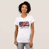 Geboren im USA-Frauen-T-Shirt T-Shirt (Vorne ganz)