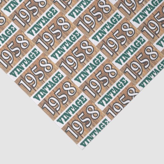 Geboren in 1958 Gewebepapier Seidenpapier (Detail)