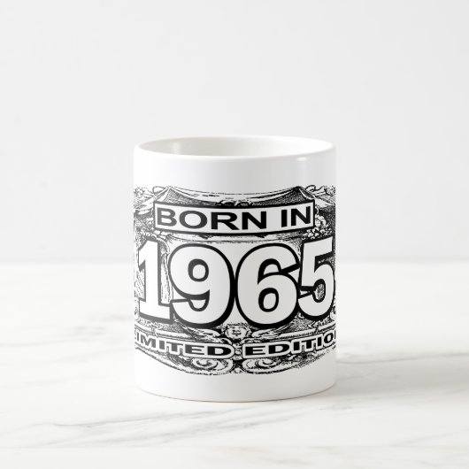 Geboren in 1965 Limited Edition Coffee Tasse (Mittel)