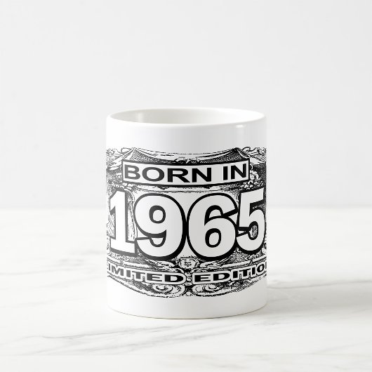 Geboren in 1965 Limited Edition Coffee Tasse