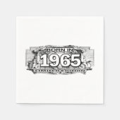 Geboren in 1965 Limited Edition Napkins Serviette (Vorderseite)