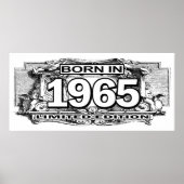 Geboren in 1965 Limited Edition Poster (Vorne)