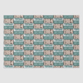 Geboren in 1984 Gewebepapier Seidenpapier (Vorderseite)