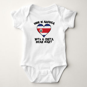 Geboren in Amerika mit einem südamerikanischen He Baby Strampler