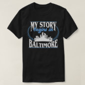 Geboren in Baltimore Pullover (Design vorne)