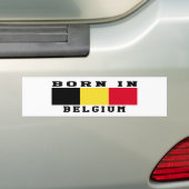 Geboren in Belgien Autoaufkleber (Auf Auto)