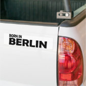 geboren in Berlin Autoaufkleber (Auf Lkw)