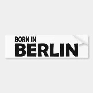 geboren in Berlin Autoaufkleber