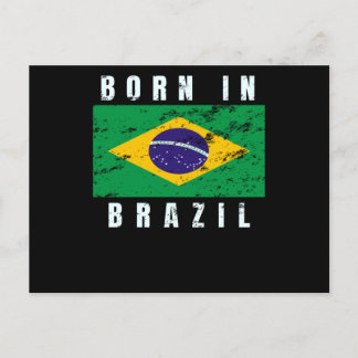 Geboren in Brasilien Postkarte