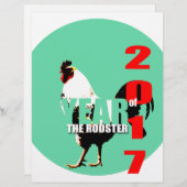 Geboren in chinesischem Roster Jahr 2017 Geburtsta (Vorne/Hinten)