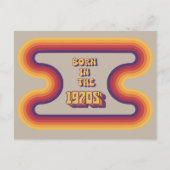 Geboren in den 1970er Jahren, Millennials, Gen X, Postkarte (Vorderseite)