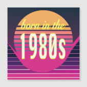 Geboren in den 1980er Jahren, Millennials, Gen X, Magneteinladung (Vorderseite)