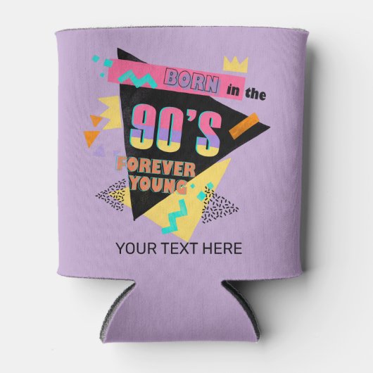 Geboren in den 90er Jahren Forever Young Retro far Dosenkühler (Vorderseite)