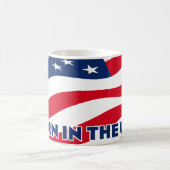 Geboren in den USA Kaffeetasse (Mittel)