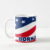 Geboren in den USA Kaffeetasse (Links)