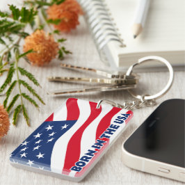 Geboren in den USA Schlüsselanhänger