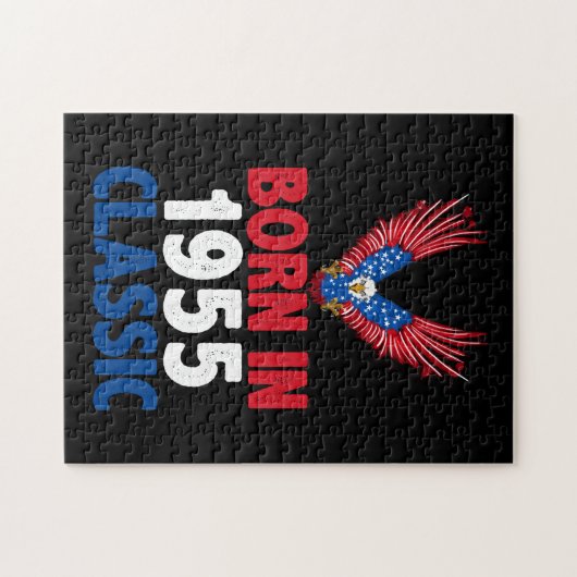 Geboren in der Klassik von 1955 Puzzle (Horizontal)