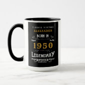 Geboren in der Legende von 1950 Tasse (Links)