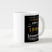 Geboren in der Legende von 1960 Jumbo-Tasse (Vorderseite Rechts)