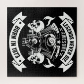 Geboren in der phantastischen Legende von 1973 Puzzle (Horizontal)