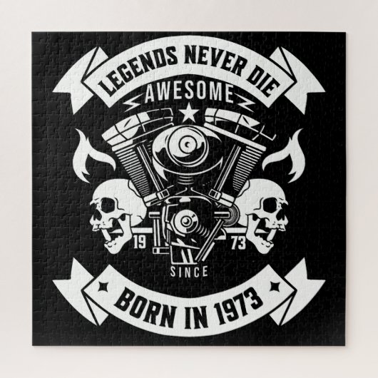 Geboren in der phantastischen Legende von 1973 Puzzle (Vertikal)