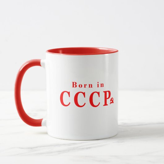 Geboren in der UdSSR Tasse (Links)