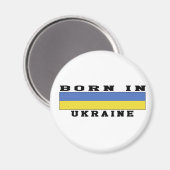 Geboren in der Ukraine Magnet (Vorderseite/Rückseite)