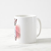 Geboren in der USA-Kaffeetasse Kaffeetasse (VorderseiteRechts)