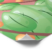 Geboren in der Wild Kids Room Poster mit Name & Ye (Ecke)