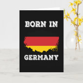 Geboren in Deutschland Karte (Gelbe Blume)