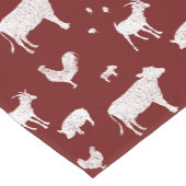 Geboren in einem Barn Table Runner für Dunkelheit Mittelgroßer Tischläufer (Ecke)