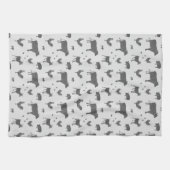 Geboren in einem Stall-Küchentücher Geschirrtuch (Horizontal)