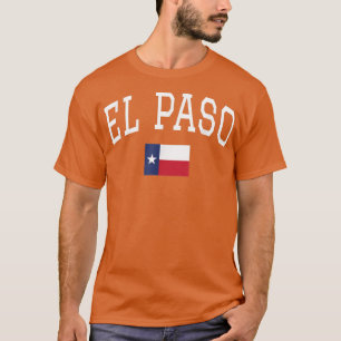 Geboren in El Paso Teas TX-Staatsflagge T-Shirt