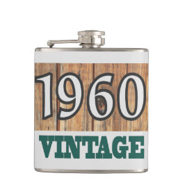 Geboren in Flasche von 1960 Flachmann