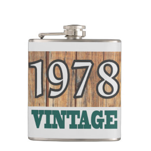 Geboren in Flasche von 1978 Flachmann