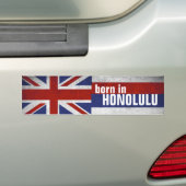 Geboren in Honolulu-Autoaufkleber Autoaufkleber (Auf Auto)
