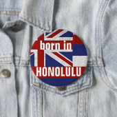 Geboren in Honolulu-Knopf Button (Beispiel)