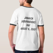 GEBOREN IN JAMAICA/INDEPENDENCE 2007 T-Shirt (Rückseite)